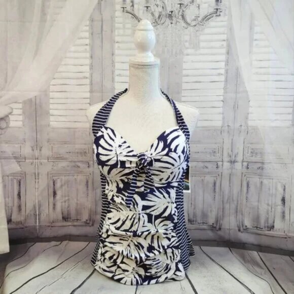 Island Escape Tankini Top - Picture 1 of 2